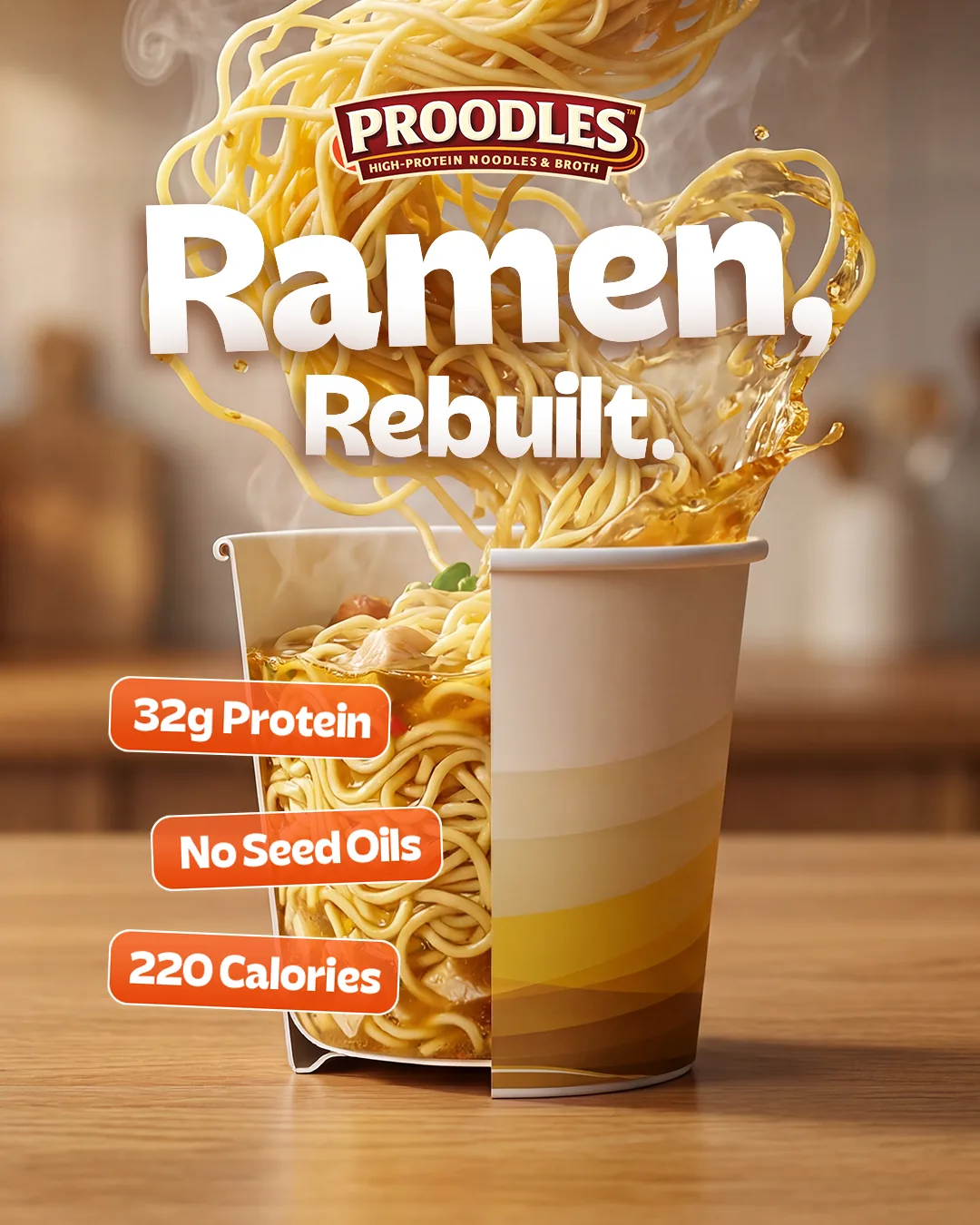 Proodles ad: Ramen, rebuilt