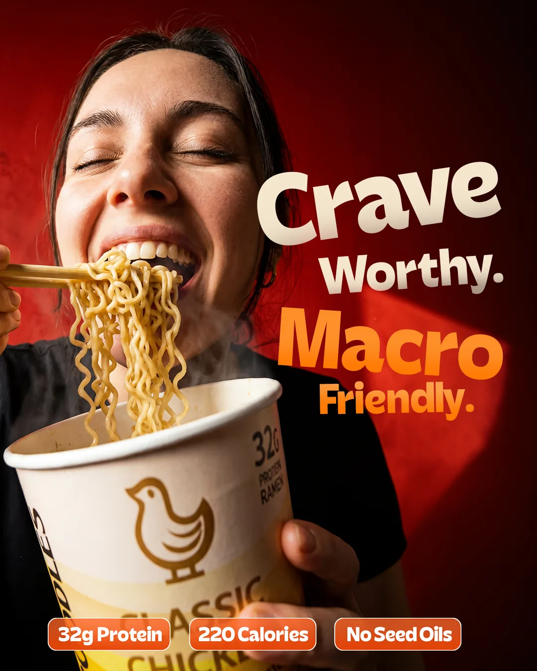 Proodles ad: Crave worthy, macro friendly